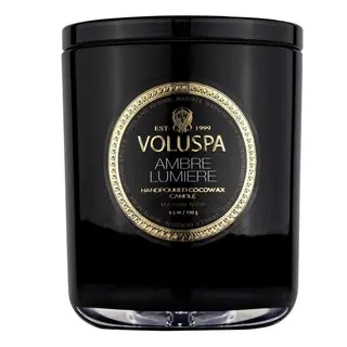Produktfoto för Voluspa Ambre Lumiere Classic Boxed Candle 60h