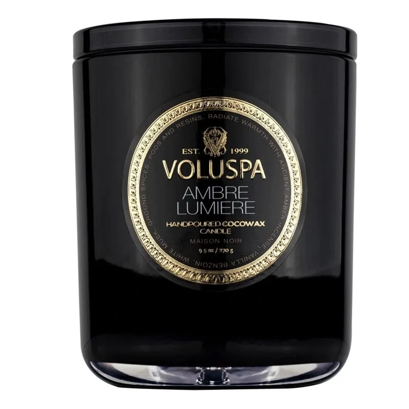 Alternativ bild 0 för Voluspa Ambre Lumiere Classic Boxed Candle 60h