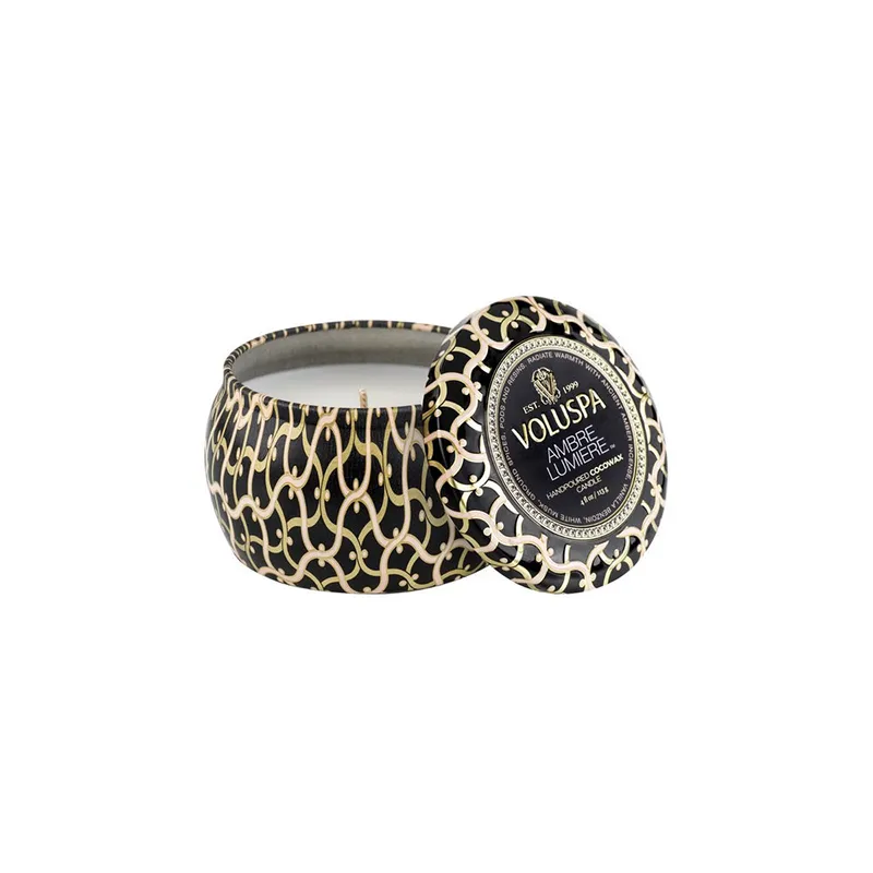 Alternativ bild 0 för Voluspa Ambre Lumiere Mini Tin Candle 25h