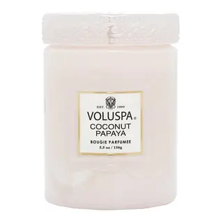 Produktfoto för Voluspa Coconut Papaya Mini Glass Jar