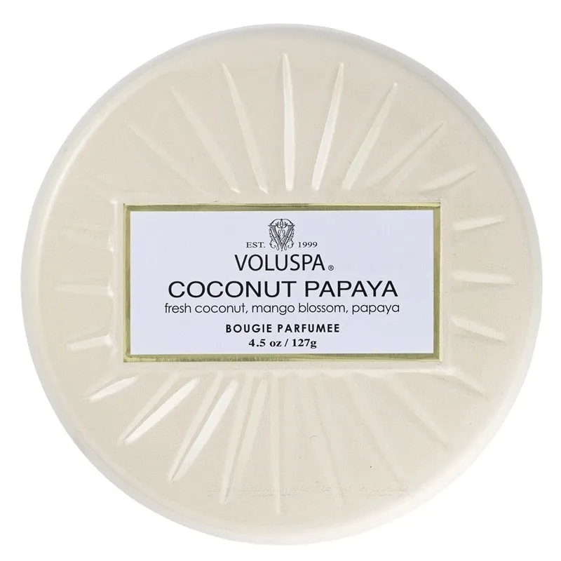 Alternativ bild 0 för Voluspa Coconut Papaya Vermeil Petite Tin