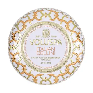 Produktfoto för Voluspa Italian Bellini Maison Blanc Decorative Tin Candle 25h