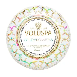 Produktfoto för Voluspa Mini Tin Candle Wildflowers - 113 g