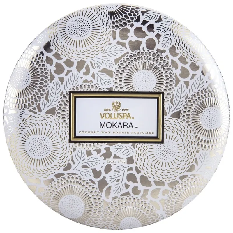 Alternativ bild 0 för Voluspa Mokara Japonica 3-Wick in Decorative Tin 40h 340 g