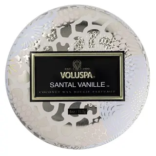 Produktfoto för Voluspa Santal Vanille Japonica Decorative Tin Candle 25h