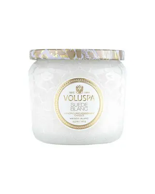 Produktfoto för Voluspa Suede Blanc Maison Blanc Petite Jar 40h