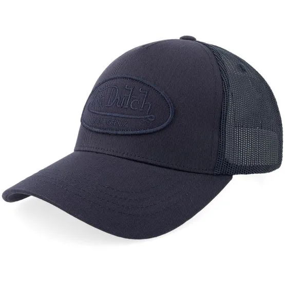 Bild 1 för Von Dutch - Blå trucker Keps - Oval Patch Navy Trucker @ Hatstore