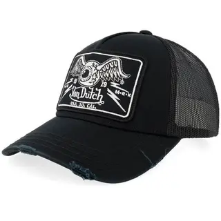 Produktfoto för Von Dutch - Svart trucker Keps - Square Patch Black Trucker @ Hatstore