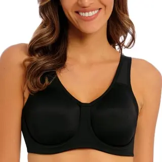 Produktfoto för Wacoal BH Simone Sports Bra Svart D 75 Dam