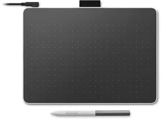 Produktfoto för Wacom One by Wacom - Digitaliserare - pen tablet medium, retail - höger- och vänsterhänta - 21.6 x 13.5 cm - elektromagnetisk - trådlös, kabelansluten - USB-C, Bluetooth 5.1