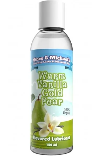 Bild 1 för Warm Vanilla Gold Pear - Smaksatt Glidmedel