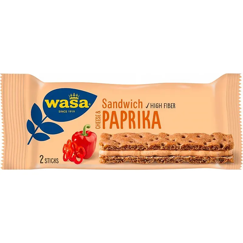 Alternativ bild 0 för Wasa Knäckebröd Paprika 37g