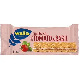 Produktfoto för Wasa Knäckebröd Tomat och Basilika 40g