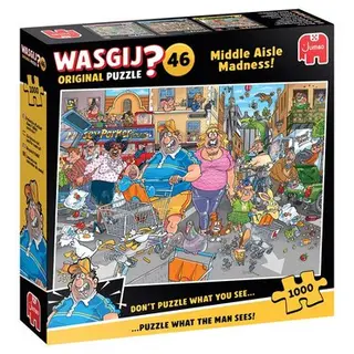 Produktfoto för Wasgij Original 46 - Middle Aisle Madness! (1000)