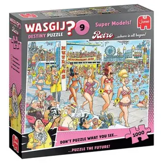 Produktfoto för Wasgij Retro Destiny 9 - Super Models! (1000)