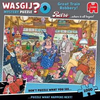 Produktfoto för Wasgij Retro Mystery 9 - The Great Train Robbery! (1000)