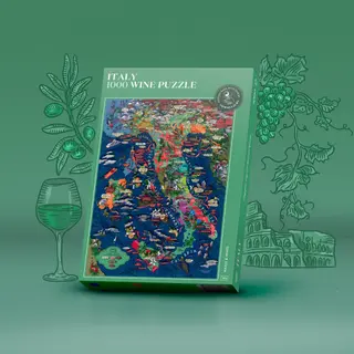 Produktfoto för Water and Wines - Vinpussel - Italien 1000 bitar Grön