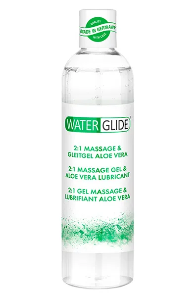 Bild 1 för WaterGlide 2 in 1 Massage Aloe Vera 300 ml