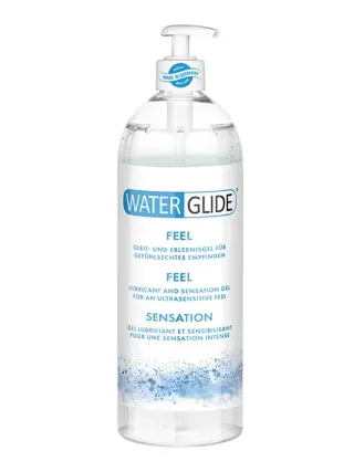 Produktfoto för Waterglide Feel 1000ml Vattenbaserat glidmedel