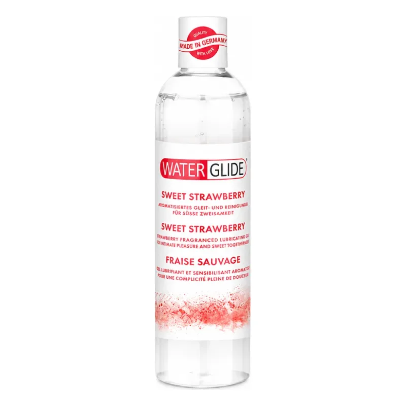 Bild 1 för Waterglide: Sweet Strawberry, Lube & Sensation Gel, 300 ml