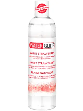Produktfoto för Waterglide: Sweet Strawberry, Lube & Sensation Gel, 300 ml