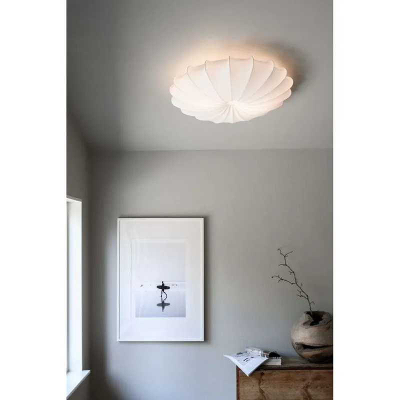 Bild 3 för Watt & Veke Anna plafond, bomull, vit, 60 cm