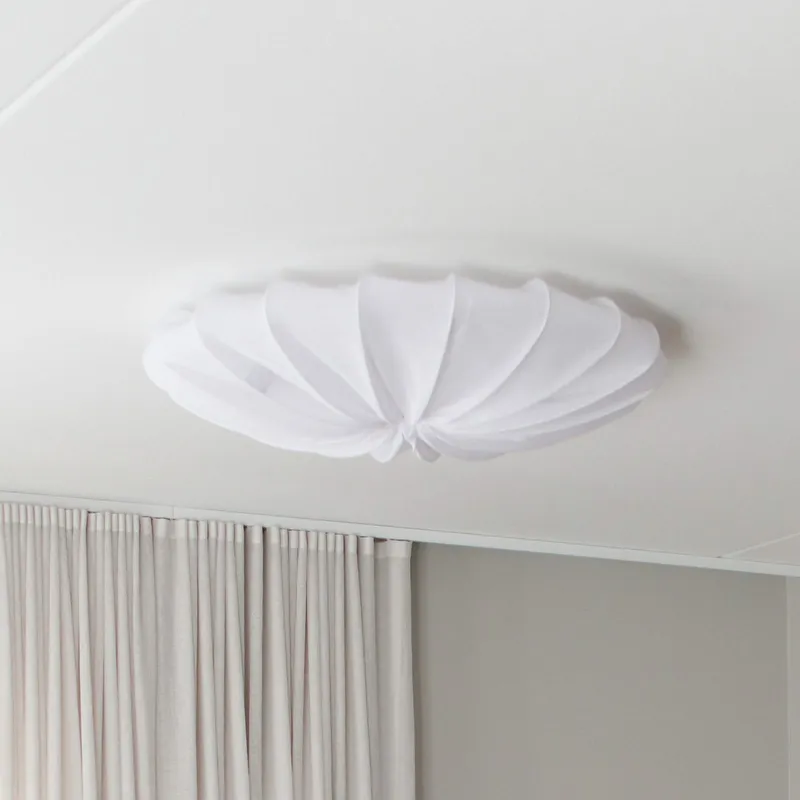 Bild 1 för Watt & Veke Anna plafond, linne, 80 cm, vit