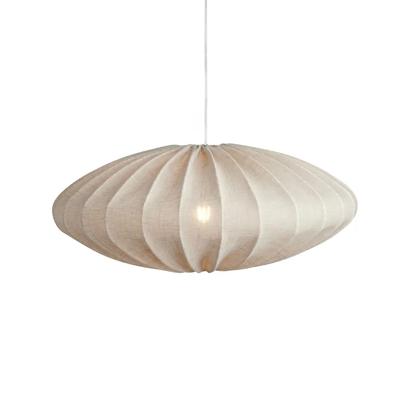 Bild 3 för Watt & Veke Ellipse taklampa, 65 cm, linne, natural