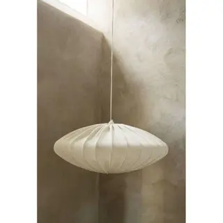 Produktfoto för Watt & Veke Ellipse taklampa, 65 cm, linne, sand