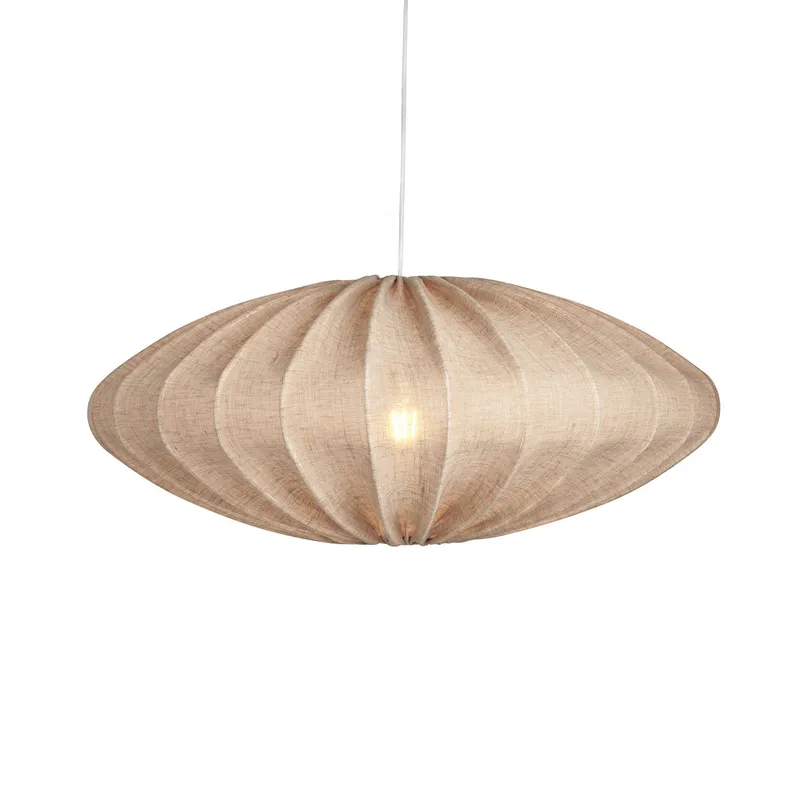 Bild 2 för Watt & Veke Ellipse taklampa, 65 cm, linne, sand