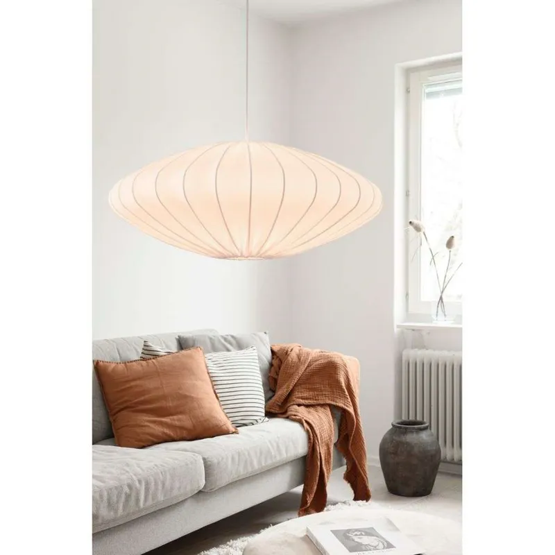 Bild 2 för Watt & Veke Ellipse taklampa, 65 cm, linne, vit