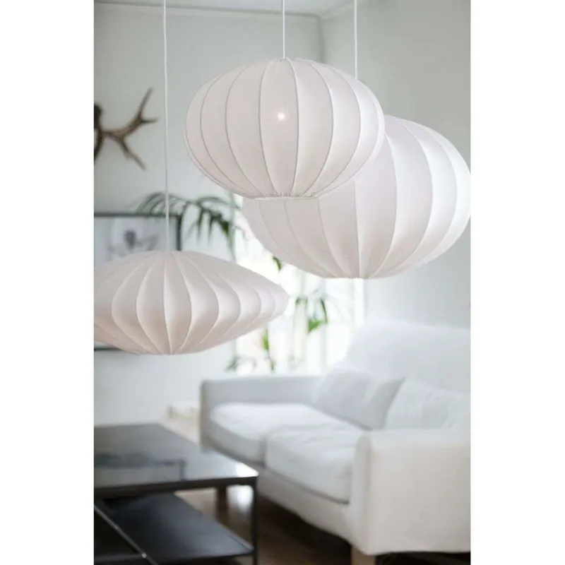 Bild 3 för Watt & Veke Ellipse taklampa, 65 cm, linne, vit