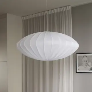 Produktfoto för Watt & Veke Ellipse taklampa, 80 cm, linne, vit