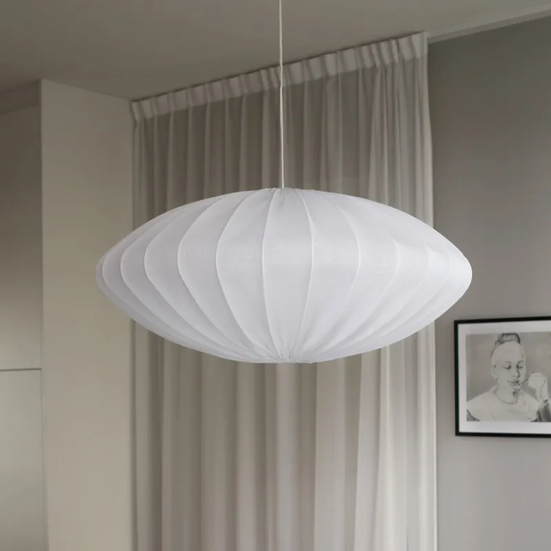 Bild 1 för Watt & Veke Ellipse taklampa, 80 cm, linne, vit