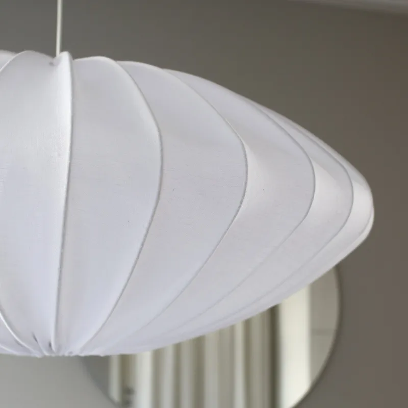 Bild 2 för Watt & Veke Ellipse taklampa, 80 cm, linne, vit