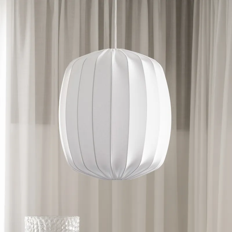 Bild 4 för Watt & Veke Prisma taklampa i linne 45 cm, vit
