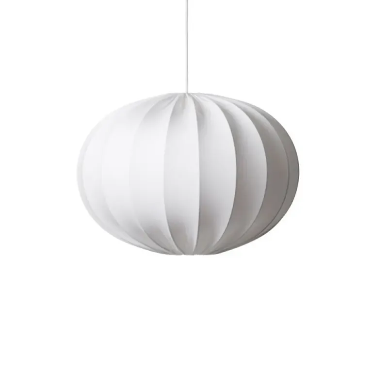 Alternativ bild 0 för Watt & Veke taklampa, oval boll, bomull, vit, 65 cm