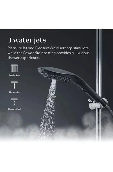 Bild 2 för Wave Shower Head - Svart