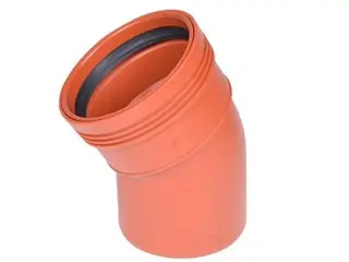 Produktfoto för Wavin 160 mm 30 gr. PP slangböj