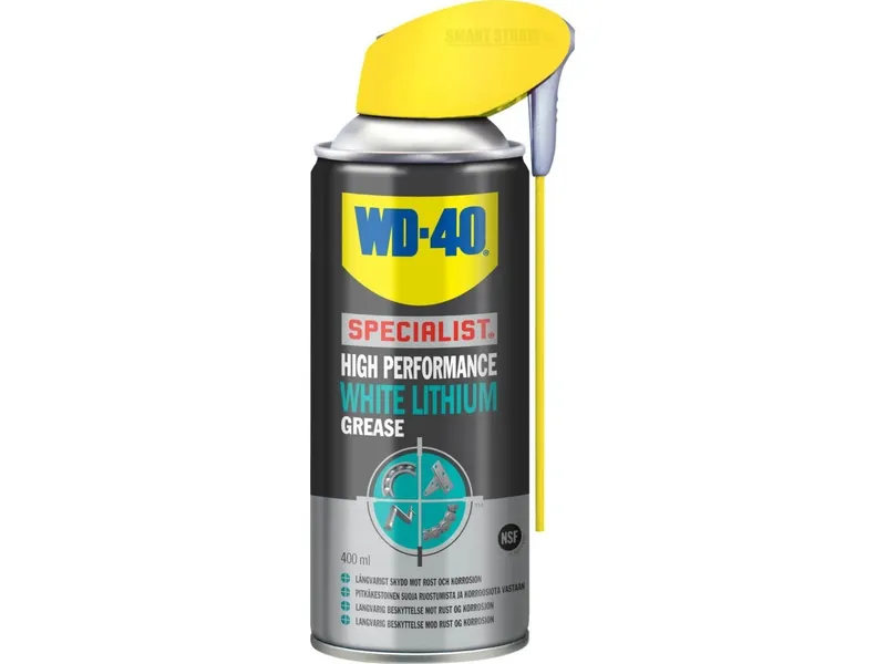 Alternativ bild 0 för WD-40 Hign Performance White Lithium Grease - 400 ml.