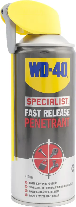 Produktfoto för WD-40 Specialist Rustopløser 400ml Smart Straw - (6 stk.)
