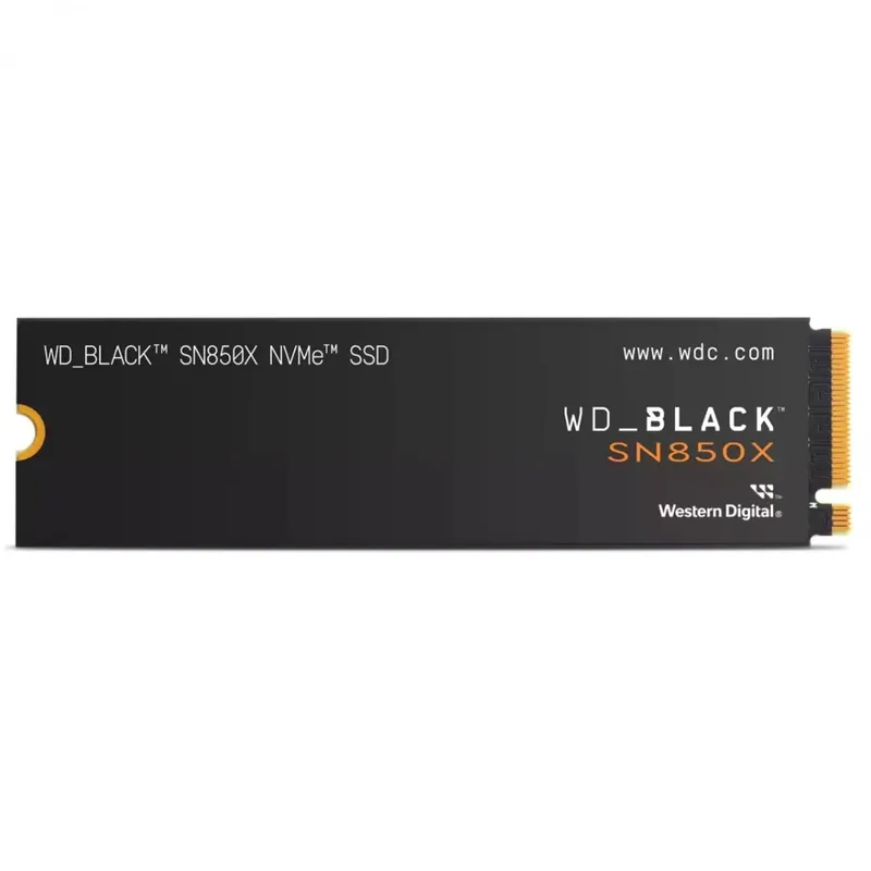 Alternativ bild 0 för WD_BLACK SN850X WDS800T2X0E - SSD - krypterat - 8 TB - inbyggd - M.2 2280 - PCIe 4.0 x4 (NVMe) - TCG Opal Encryption 2.01