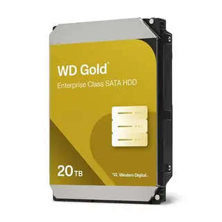 Produktfoto för WD Gold 203KRYZ - hard drive - Enterprise - 20 TB - SATA 6Gb/s - 20TB - Hårddisk - WD203KRYZ - SATA-600 - 3,5"