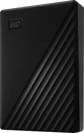 Produktfoto för WD My Passport WDBPKJ0040BBK - Hårddisk - krypterad - 4 TB - extern (bärbar) - USB 3.2 Gen 1 - 256-bitars AES - sort