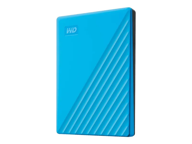 Alternativ bild 0 för WD My Passport WDBYVG0020BBL - Hårddisk - krypterad - 2 TB - extern (bärbar) - USB 3.2 Gen 1 - 256-bitars AES - blå