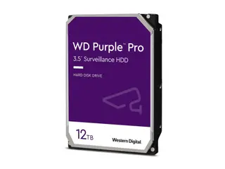 Produktfoto för WD Purple Pro 122PURP - hard drive - 12 TB - SATA 6Gb/s - 12TB - Hårddisk - WD122PURP - SATA-600 - 3,5"