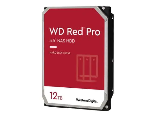 Alternativ bild 0 för WD Red Pro - Hårddisk - 12 TB - intern - 3,5 - 7200 rpm