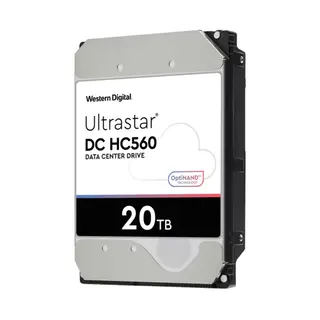 Produktfoto för Wd Ultrastar Dc Hc560 20tb 3.5" 7,200rpm Sas-3