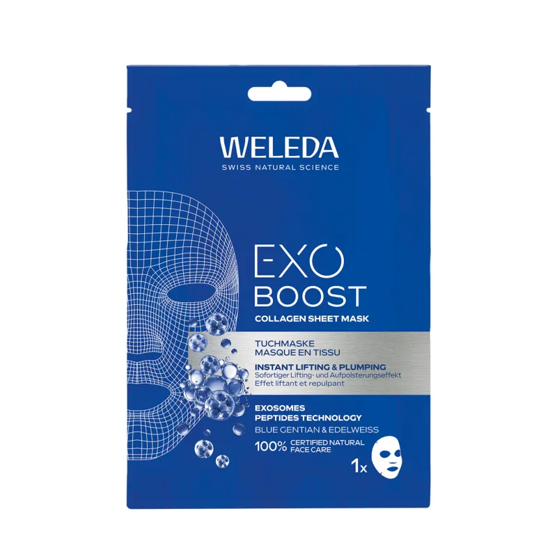 Bild 1 för Weleda Exo Boost Collagen Sheet mask 20 ml