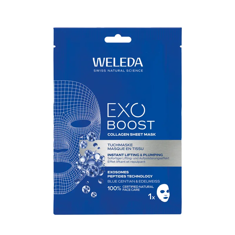 Bild 2 för Weleda Exo Boost Collagen Sheet mask 20 ml
